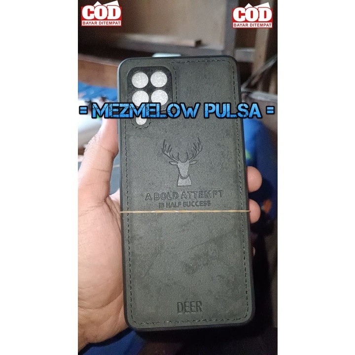 Case Cloth Jeans / Soft Case Canvas Deer Rusa Hape Softcase Casing SAMSUNG A22 4G / SAMSUNG M32