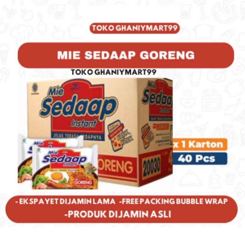 

mie sedaap goreng 1 karton dus (isi 40 pcs)