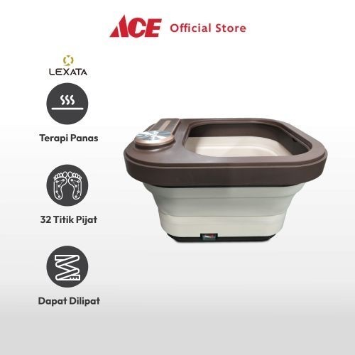 Ace Lexata Alat Pijat Kaki Lipat Bath Massager