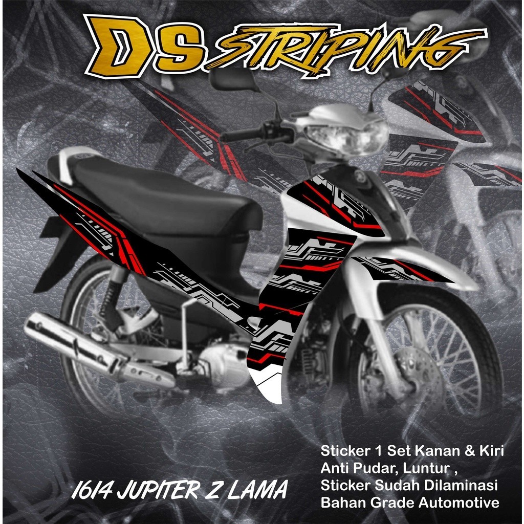 1614 Sticker Striping Motor JUPITER Z LAMA List Variasi Keren