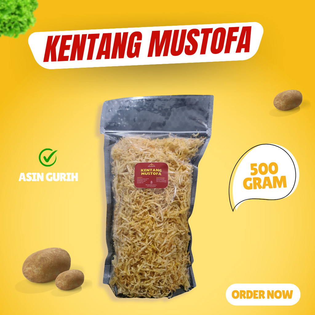 

TERLARIS !! Kering kentang mustofa 1/2kg