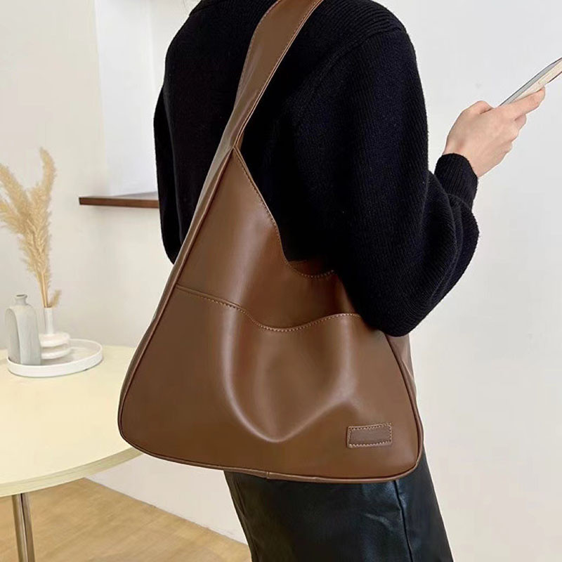 Tas Bahu Kulit Wanita Tas Cewek Tas Besar Wanita Besar Retro Shoulder Bag