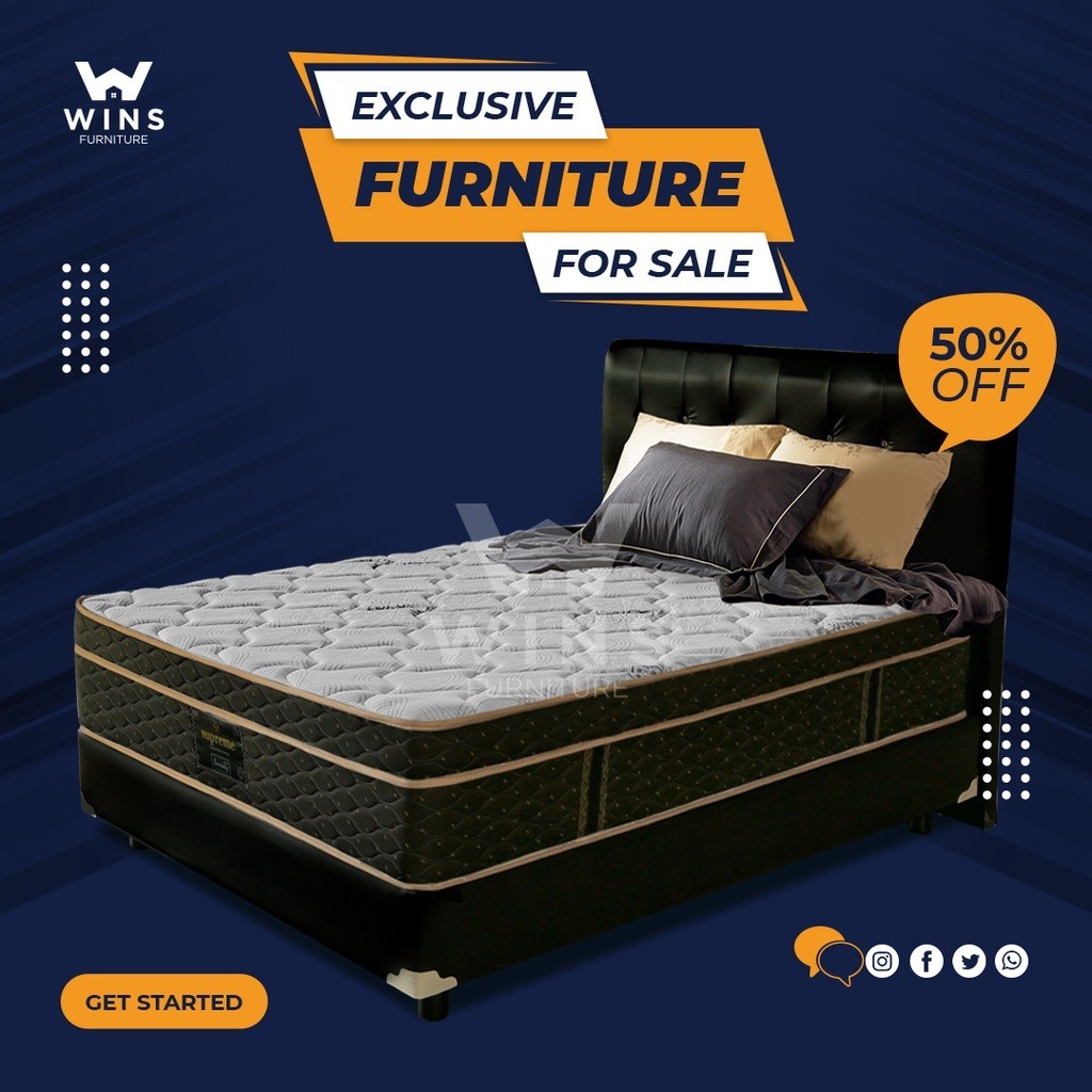 Free Ongkir Kasur Matras Spring Bed Elite Serenity Supreme