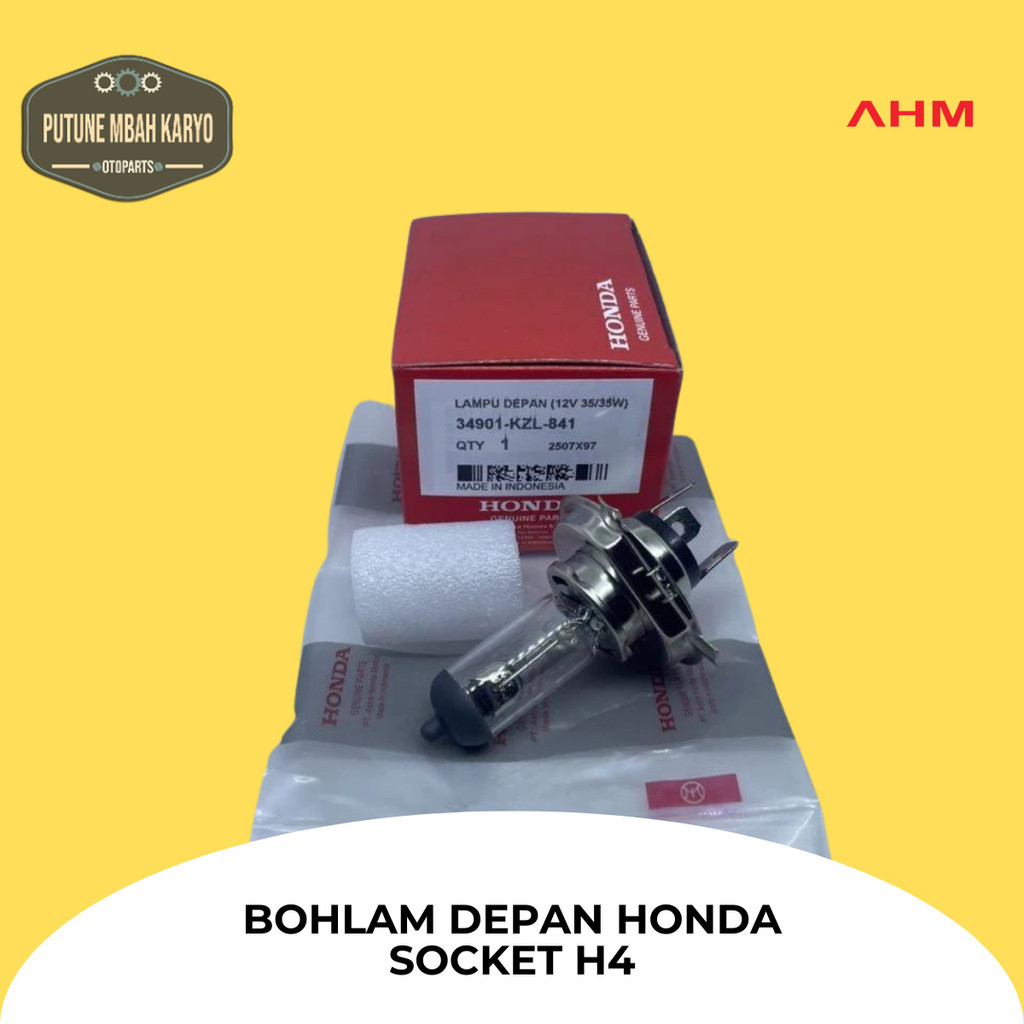 Bohlam Depan 12V 35W Motor Scoopy FI Vixion Verza CB150R Motor