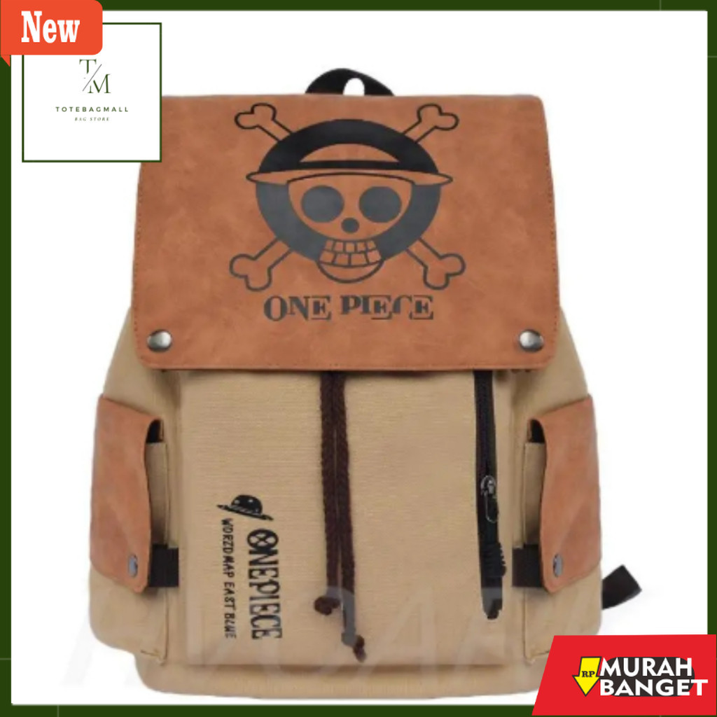 Tas ransel wanita viral- [MURAH BANGET] Ransel Anime Tokyo Ghoul Attack On Titan One Piece Tas Sekol