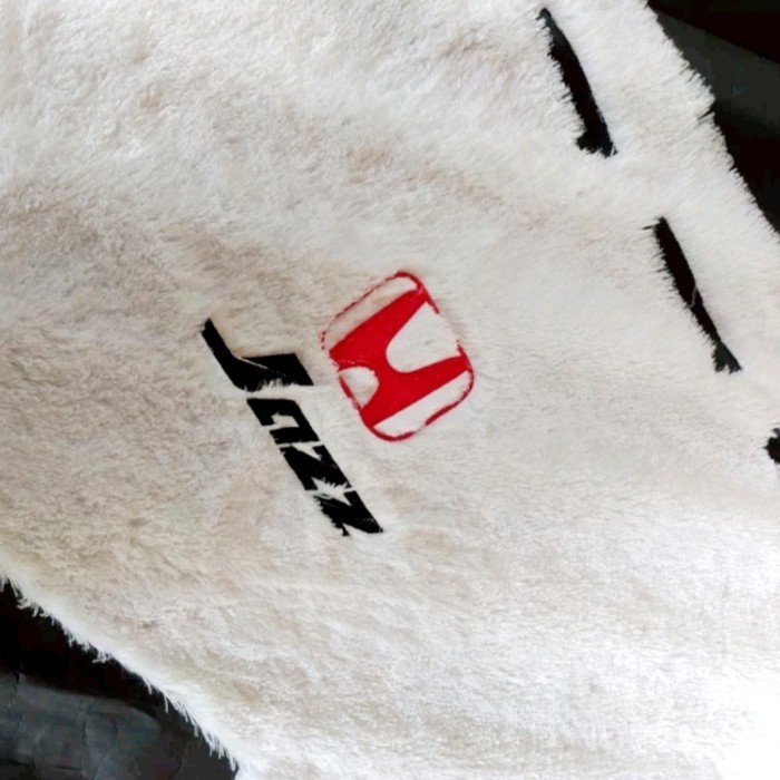 cover dashboard honda JAZZ 2014-2021 mobil type GK5 bulu bordir 3D-pth FREE Tempat Tisu Bulu