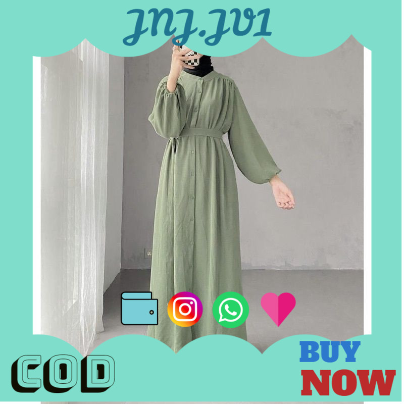 5.5 BIG SALE GAMIS SYIFA CRINKLE AIRFLOW | GAMIS TERBARU LEBARAN 2023 | GAMIS | baju gamis lebaran 2