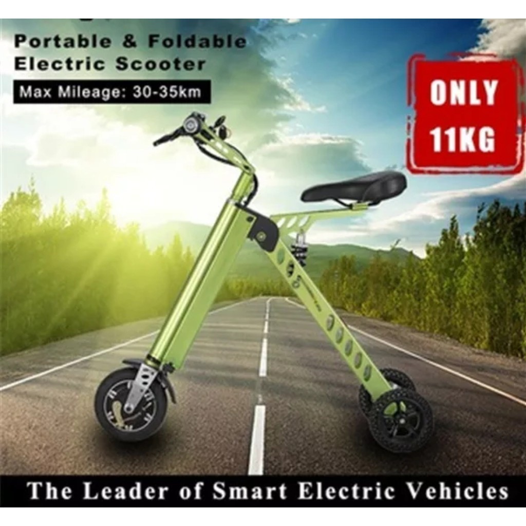 BIG SALE Sepeda Lipat Listrik Millennium Roda 3 - Millenium Scooter Electric