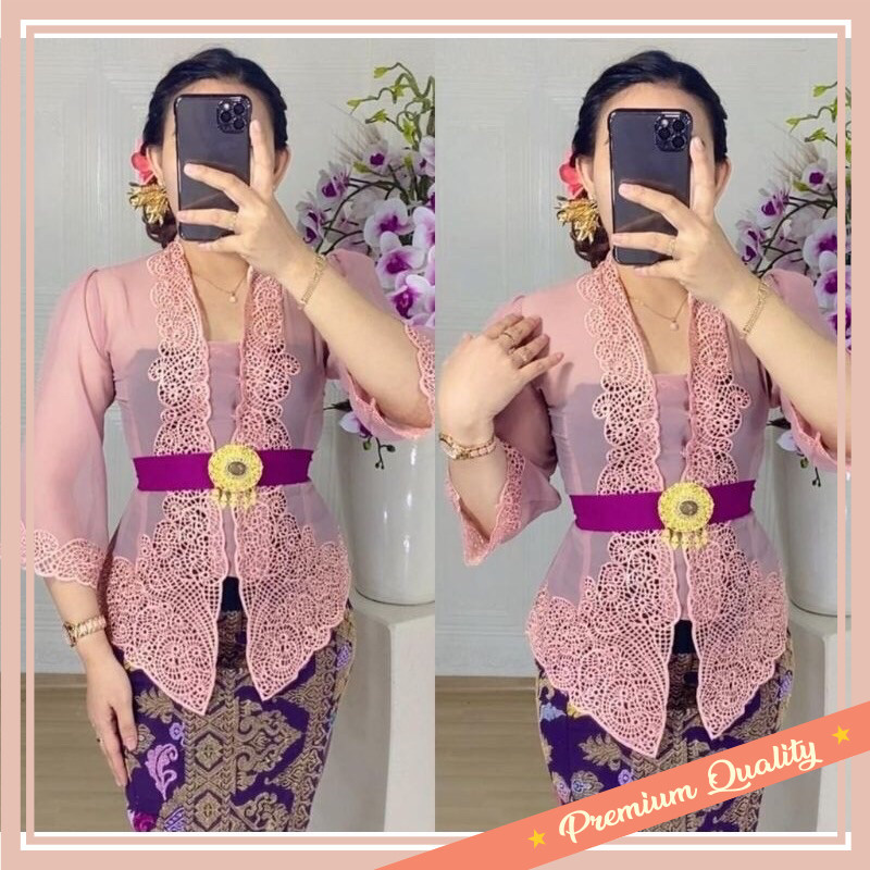 Kebaya Nikah Kondangan Bridesmaid Murah Keren Trendy Kekinian / WKB || Kebaya jadi bordir motif kera