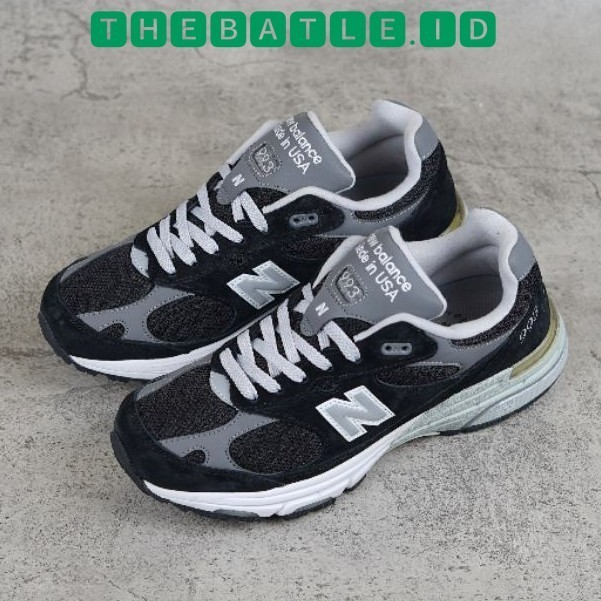 SEPATU NB NEW BALANCE 993 BLACK GREY BNIB ORIGINAL