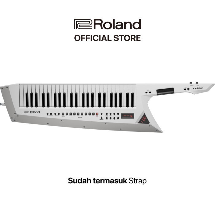 Paket Diskon  Roland AX-Edge Keytar Synthesizer (White)