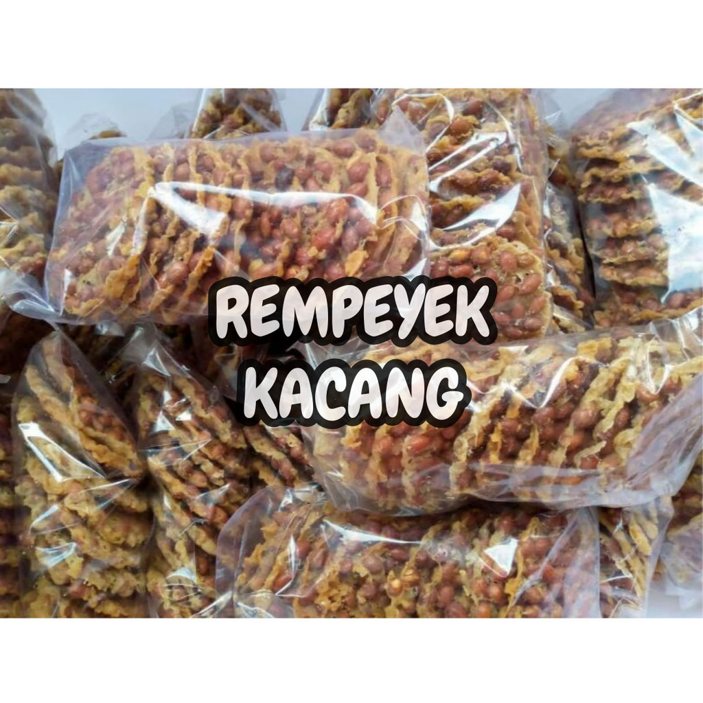 

peyek kacang bulat rempeyek kacang tanah 1kg peyek peyek kacang full