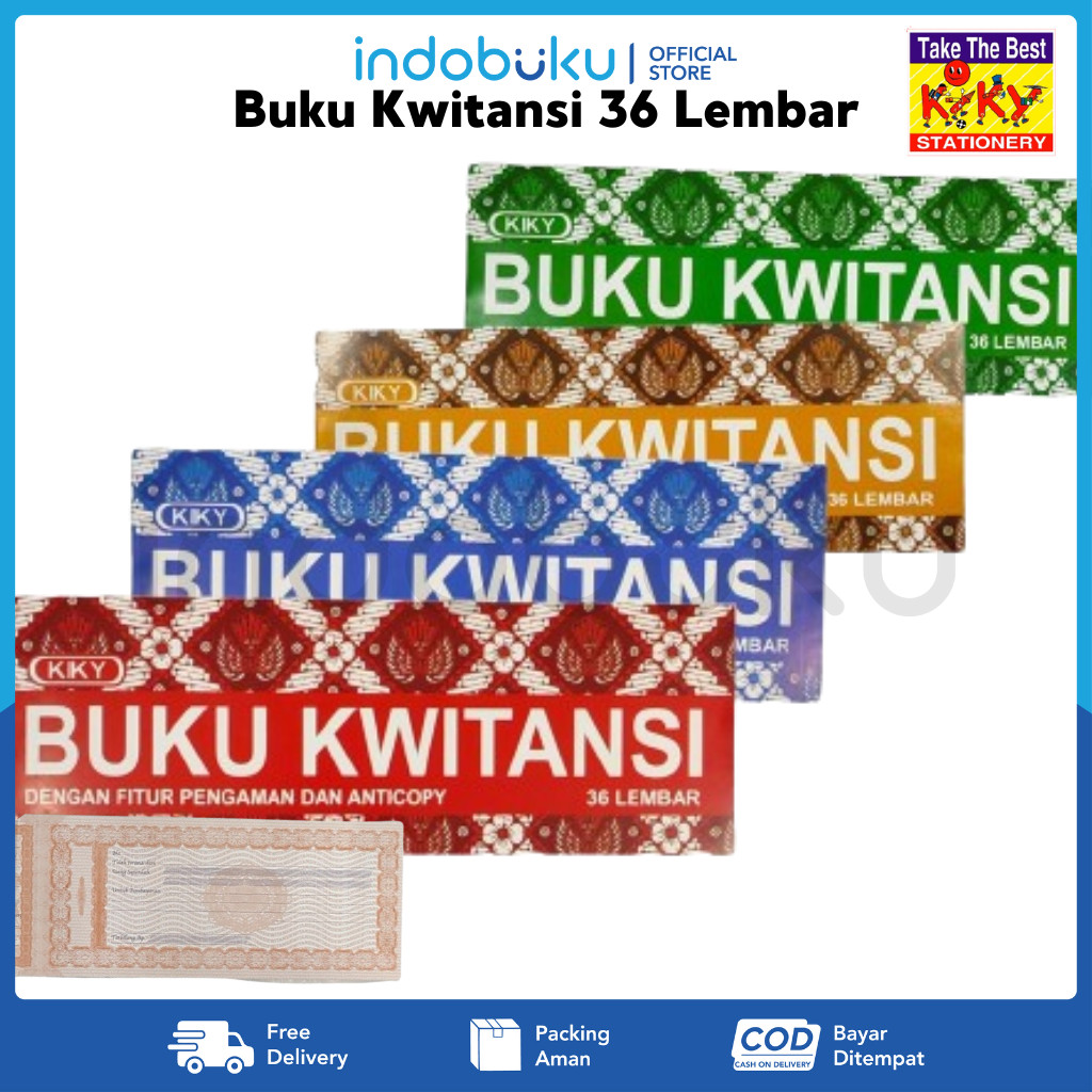 

Buku Kwitansi Kiky Kecil Anticopy 36 Lembar 623203S