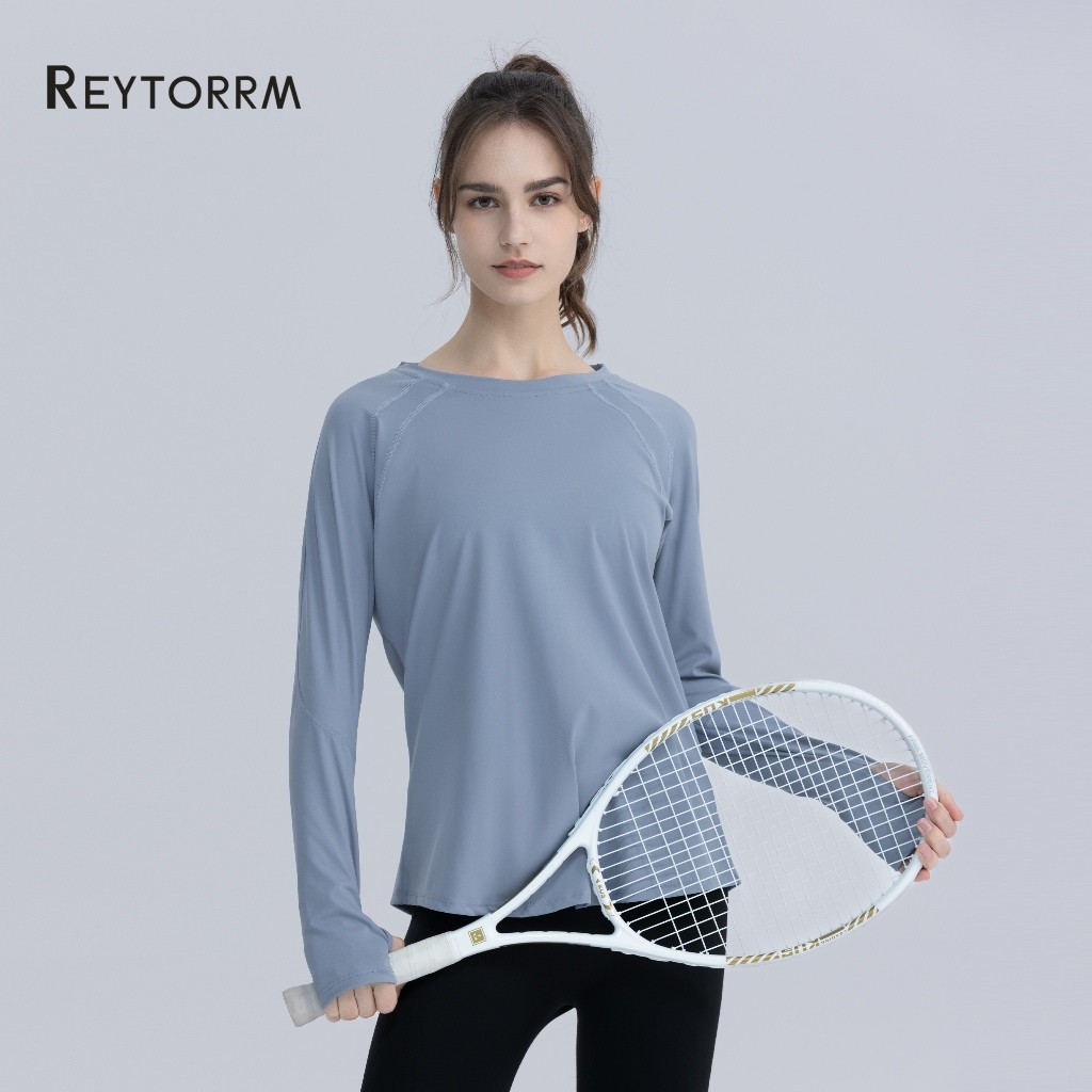 Reytorrm Kaos Olahraga Wanita Lengan Panjang Long Sleeve T-Shirt CX004