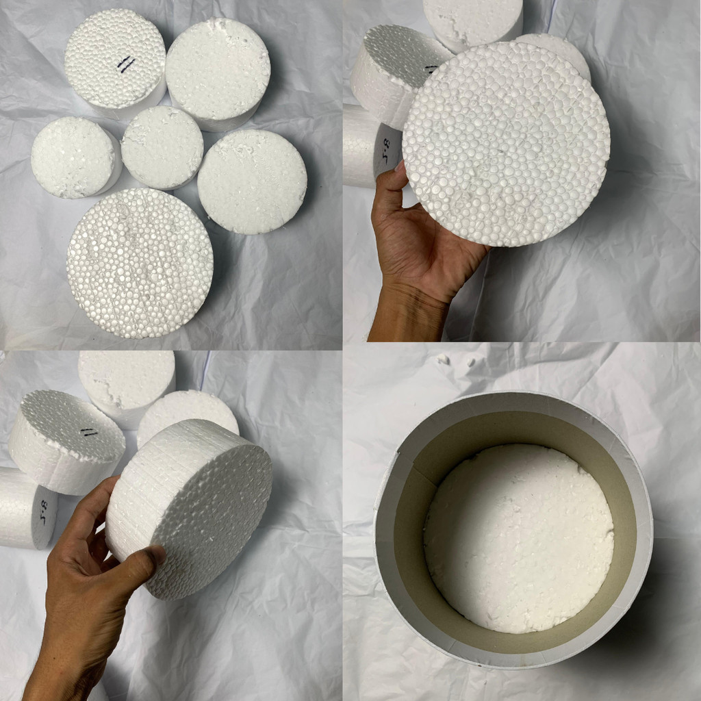 Busa bunga bulat gabus buket bunga kering styrofoam florist dekorasi foam bouquet murah