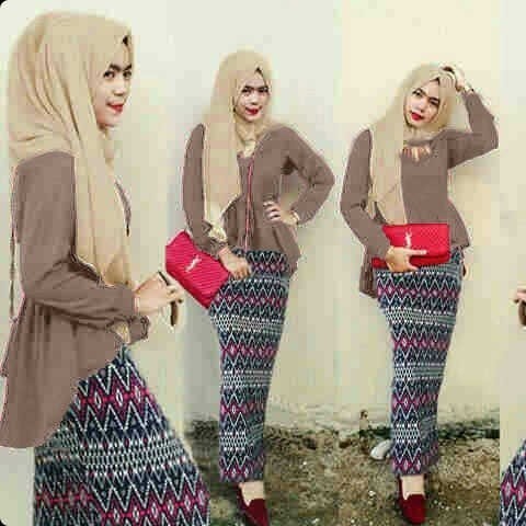 Sale setelan kebaya Triana coksu baju remaja wanita adem murah tri gb