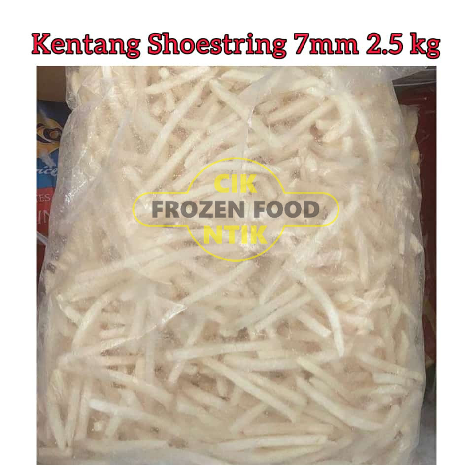 

kentang 2,5kg shoestring nld Frozen food cik ntik Jambi cemilan jajanan seblak korea jepang