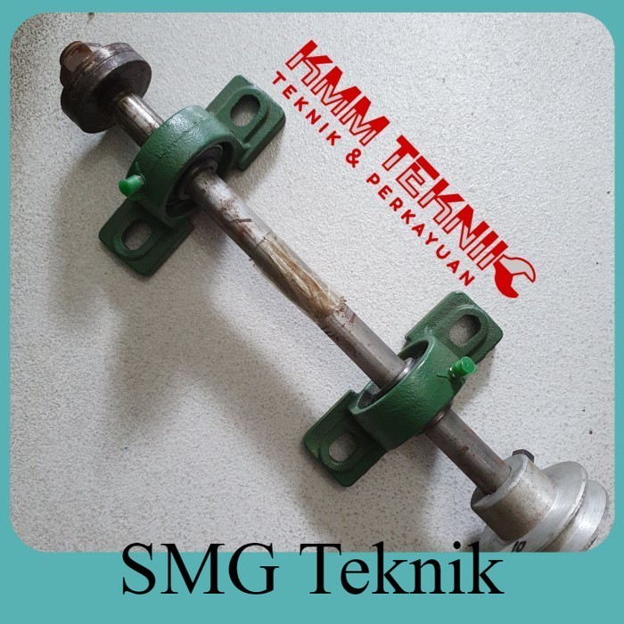 Berkualitas AS GERGAJI BELAH POTONG KAYU 3/4" 19MM KOMPLIT + LAHAR DUDUK + PULLEY BHT873