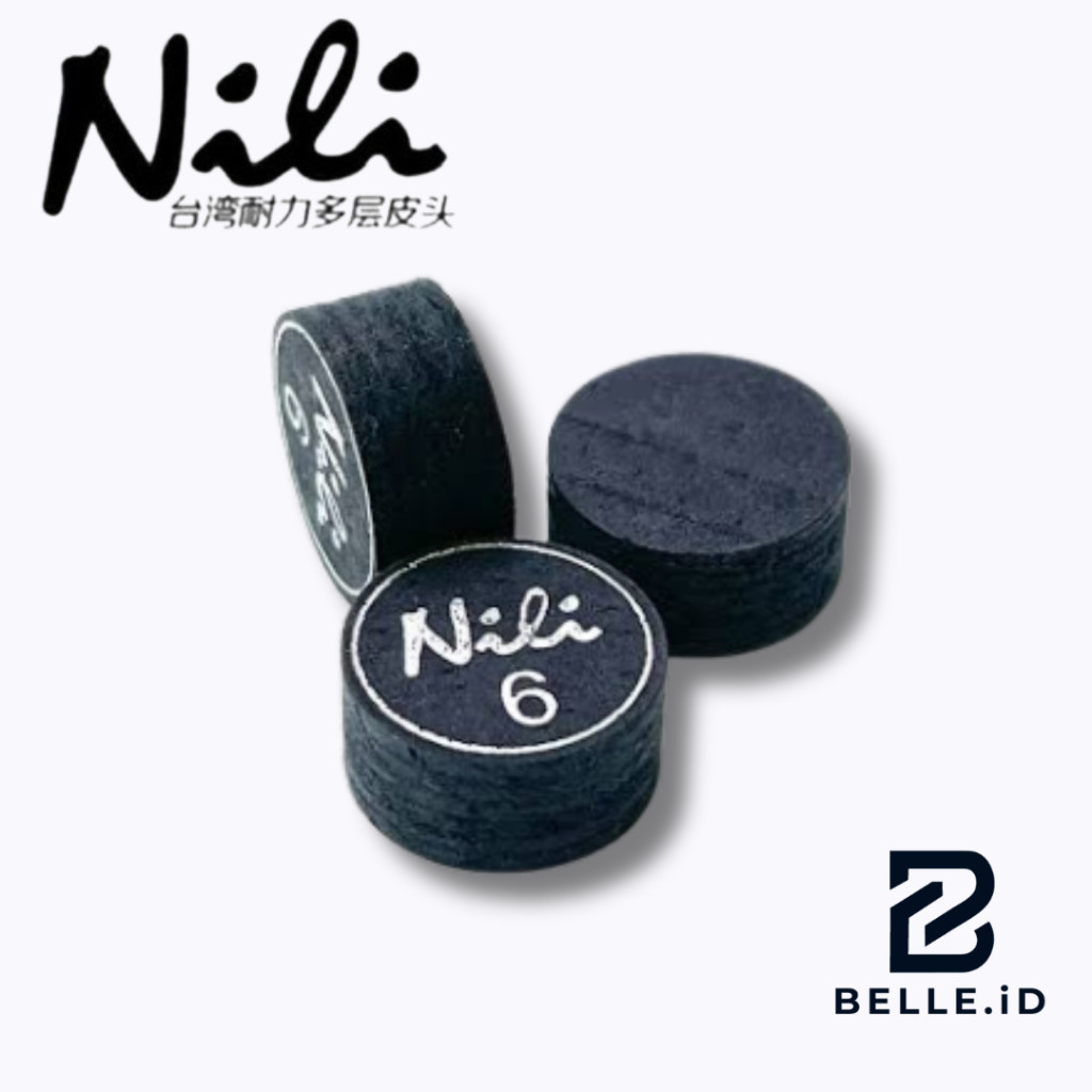 Nili Tip Cue-Master Tip Billiard NiLi Black 14 Mm