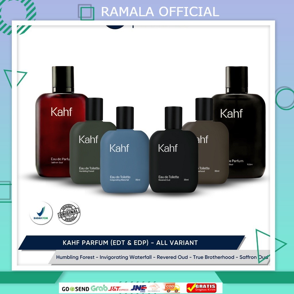 Kahf Parfum (EDT & EDP) - All Variant