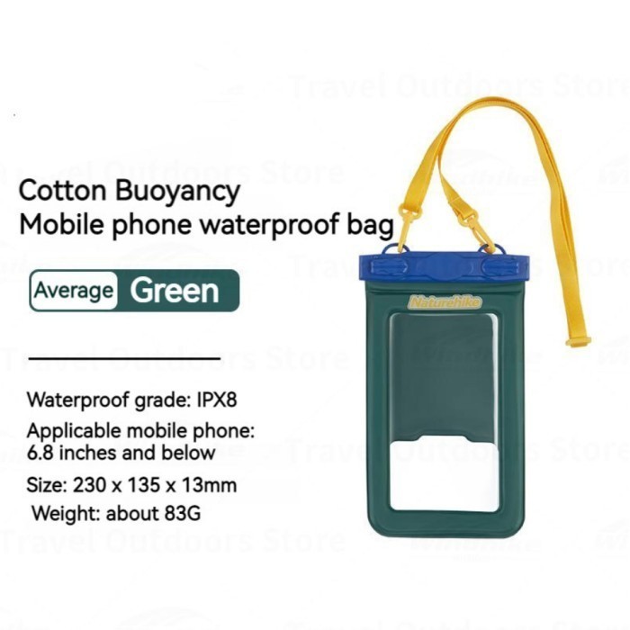 TAS KANTONG HP WATERPROOF NATUREHIKE CNK2300BS015 CASE PVC ANTI AIR HP