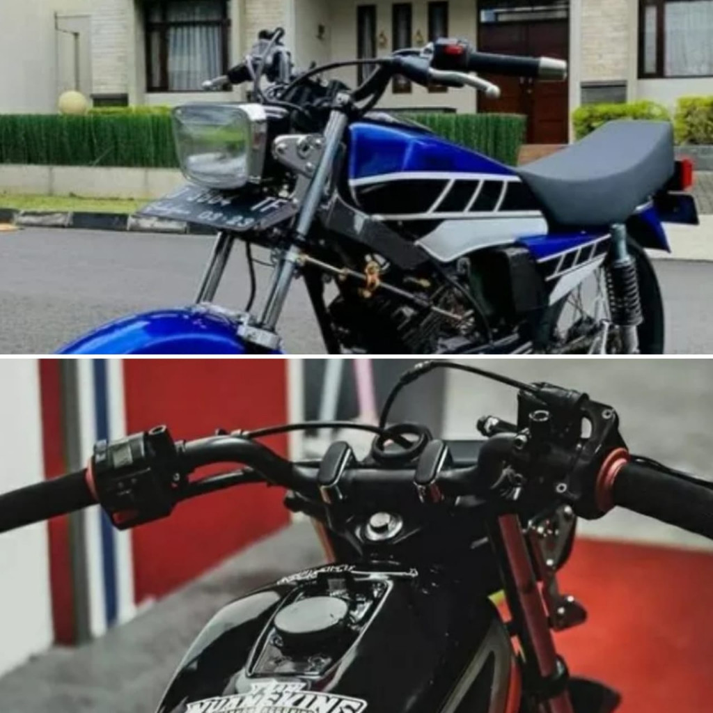 Stang Rxking pendek setang balap rxking stir rxking stang custom kualitas tebal seperti orinya TERMU