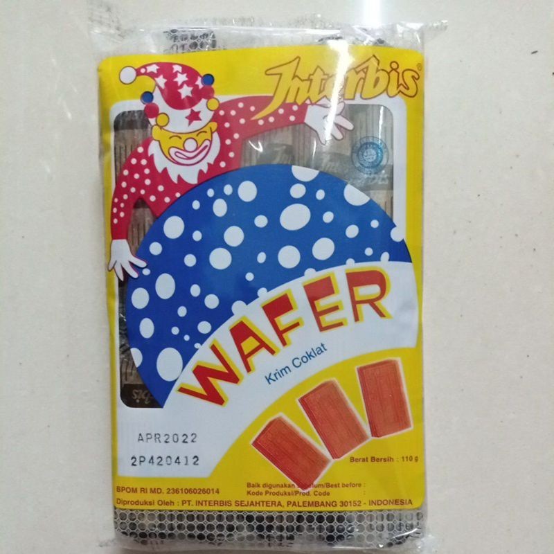 

Wafer Cream Cokelat Interbis 110 Gram