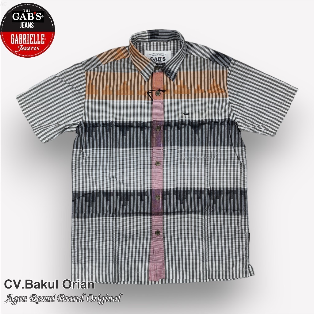 GABRIELLE Kemeja Pria Baju Cowok Gab's Gabrielle GBL Original - GA02353