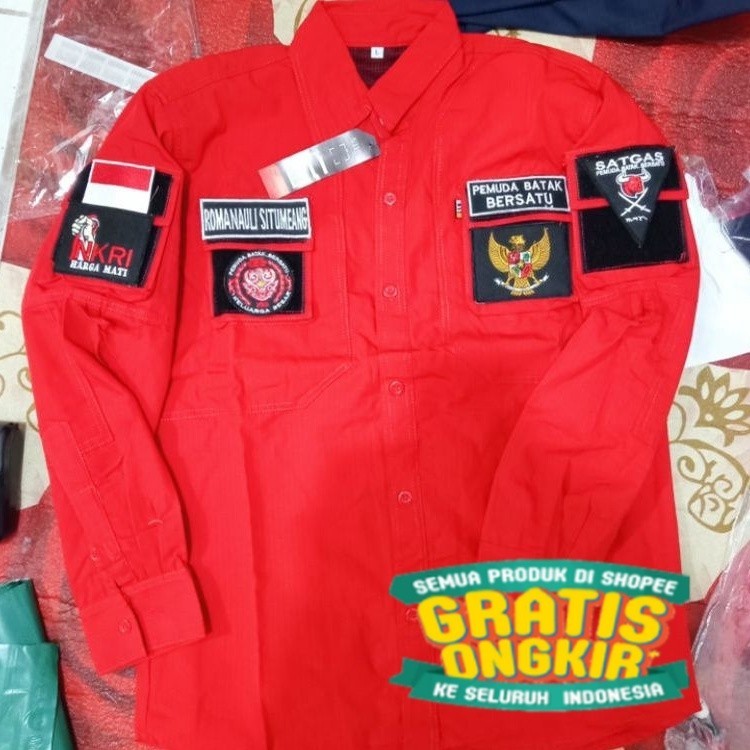 kemeja tactical pemuda Batak bersatu baju tactical pemuda Batak bersatu kemeja pemuda Batak bersatu 