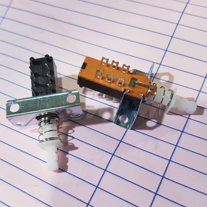 saklar dpdt switch dpdt tombol dpdt 2x3 6pin 6p -ASK45