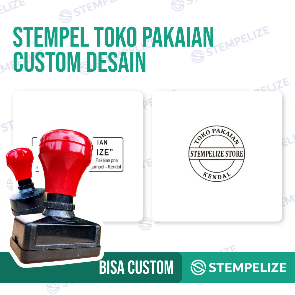 

Stempel Toko Pakaian Custom Desain