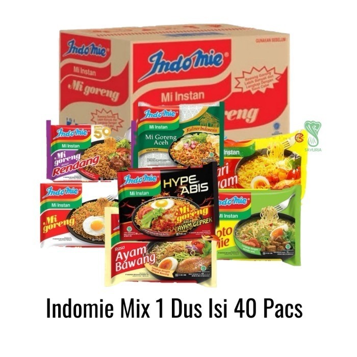 

Indomie Mix 1 Dus Isi 40 Pacs - Mix