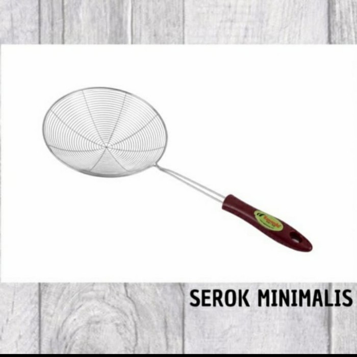 SEROK MINIMALIS ukuran 20 cm Merek : Komodo Serok atau saringan masa