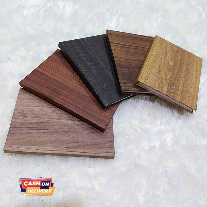 

✨LARIS✨ -BUKU TULIS HARD COVER "MOTIF KAYU" - KAYU 1