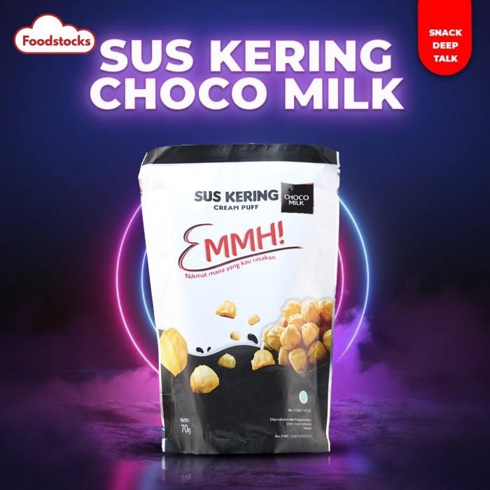 

TERLARIS Kue Soes Kering EMMH Rasa Choco Milk Snack Full Cream & Super Renyah