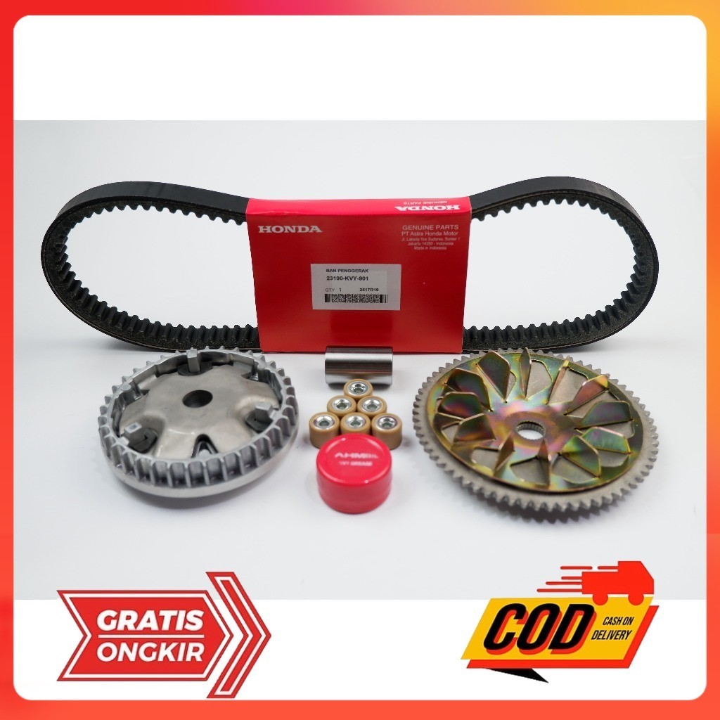 paket kirian beat karbu - paket cvt beat carbu  - Penbel Beat Karbu KVY onderdil seperepart motor