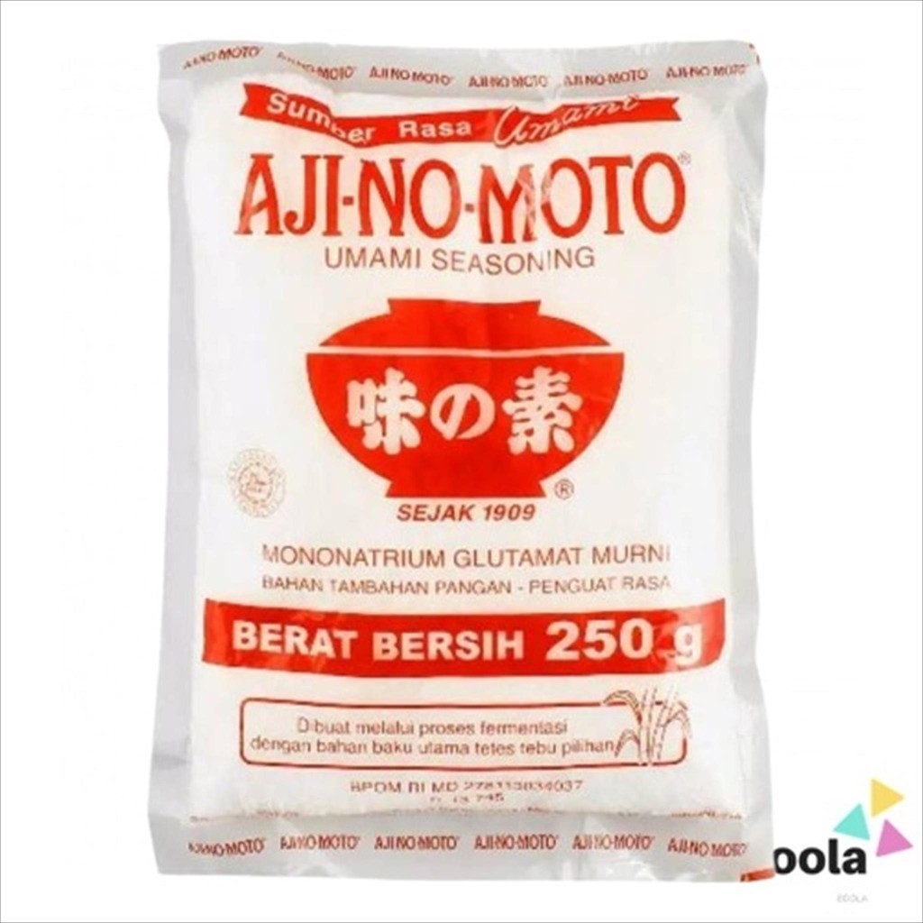 

PENYEDAP RASA MSG KRISTAL HALUS 250 GR - AJINOMOTO