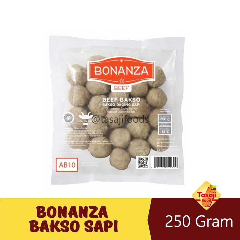 

Belfoods Bonanza Bakso Sapi AB10 250 Gr