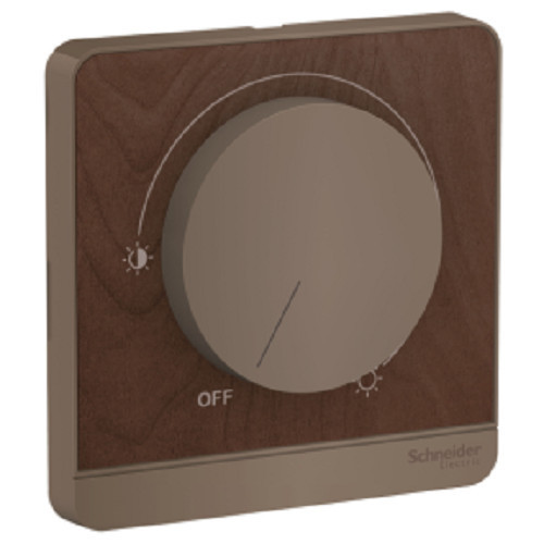 SCHNEIDER AVATARON SAKLAR PEREDUP LAMPU DIMMER WOOD KAYU E8331RD250_WD