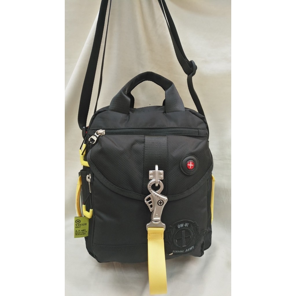 [TERMURAH] Tough Army 5545 jeansmith army tas selempang tough tuf taf tauf - Hitam