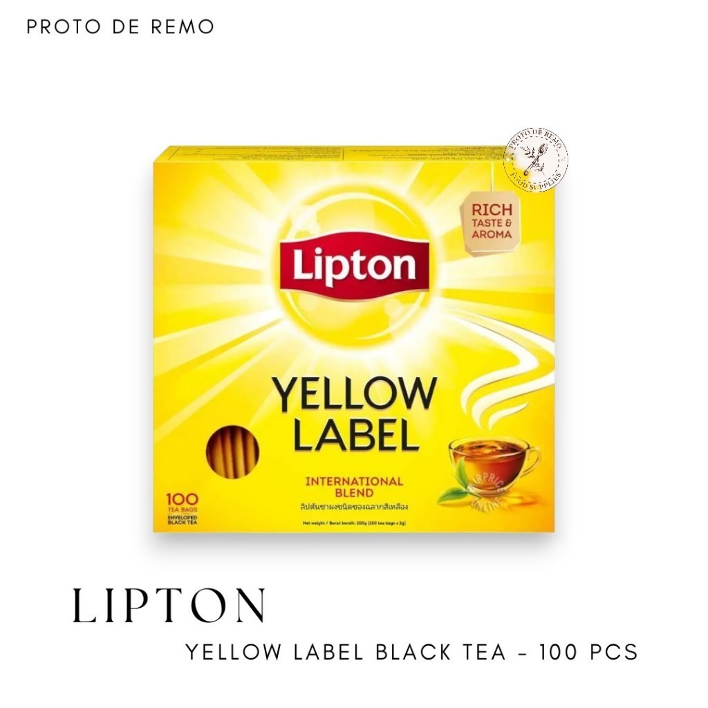 

Lipton Yellow Label Black Tea Bag 100 Envelope | Non Envelope
