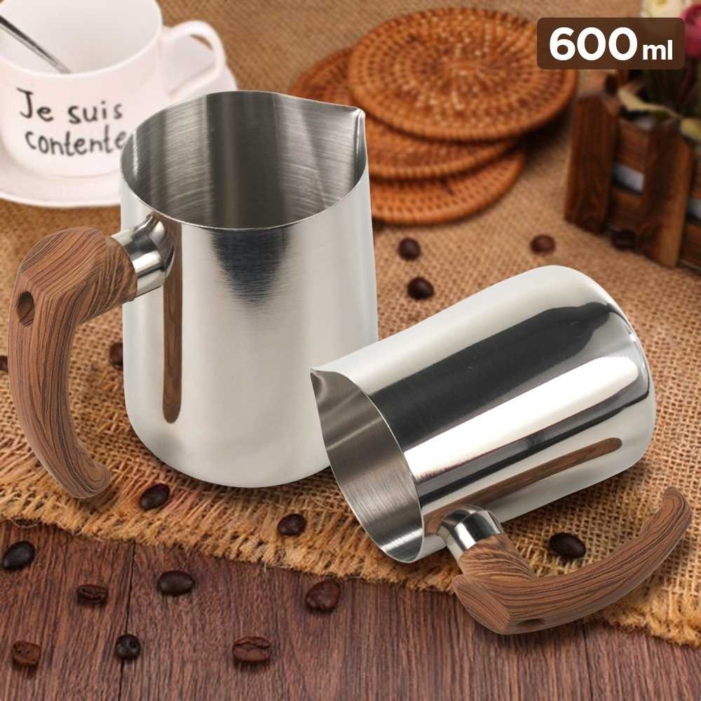 DROHOEY Gelas Susu Milk Jug Espresso Latte Art Stainless Steel 600ml