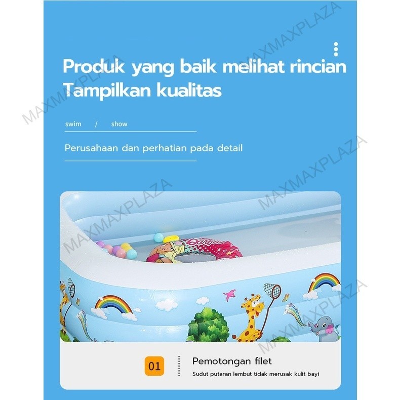 Kolam Renang Bayi Tinggi/Kolam Renang Bayi Spa/Kolam Renang Jumbo+Pompa/Kolam/Large Inflatable
