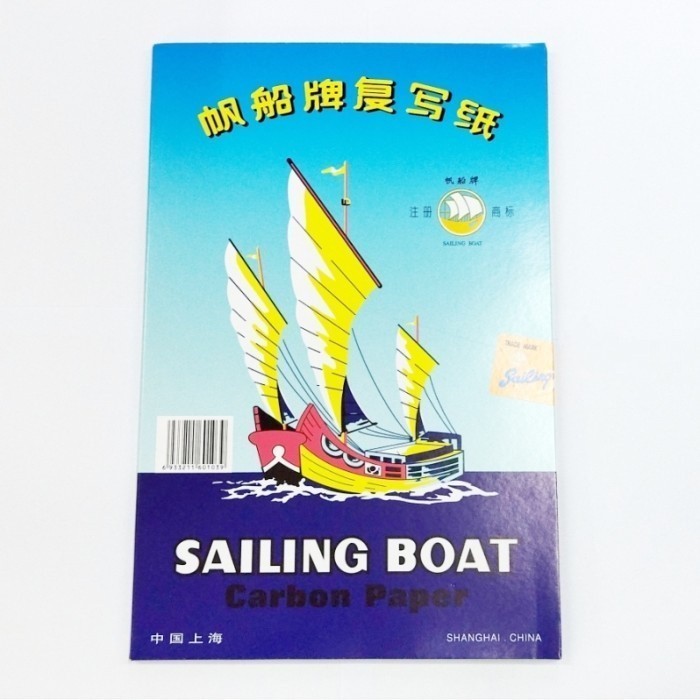 

Kertas Karbon Sailing Boat Single Side / Satu Sisi Isi 100 Lembar
