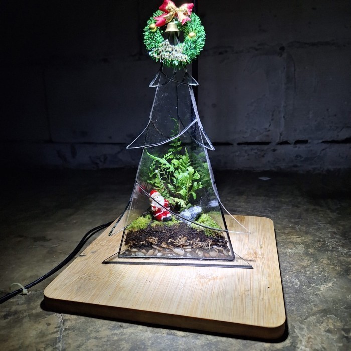 

Closed Terrarium - Christerra | Hampers natal - kado natal - premium