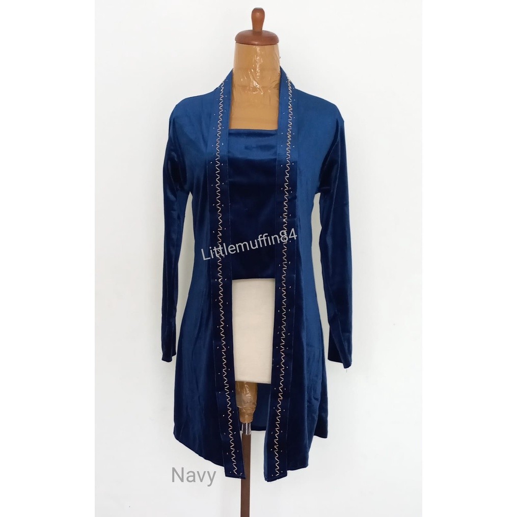 Atasan KEBAYA BLUDRU KUTUBARU PAYET ( TUNIK ) STANDART & JUMBO PANJANG