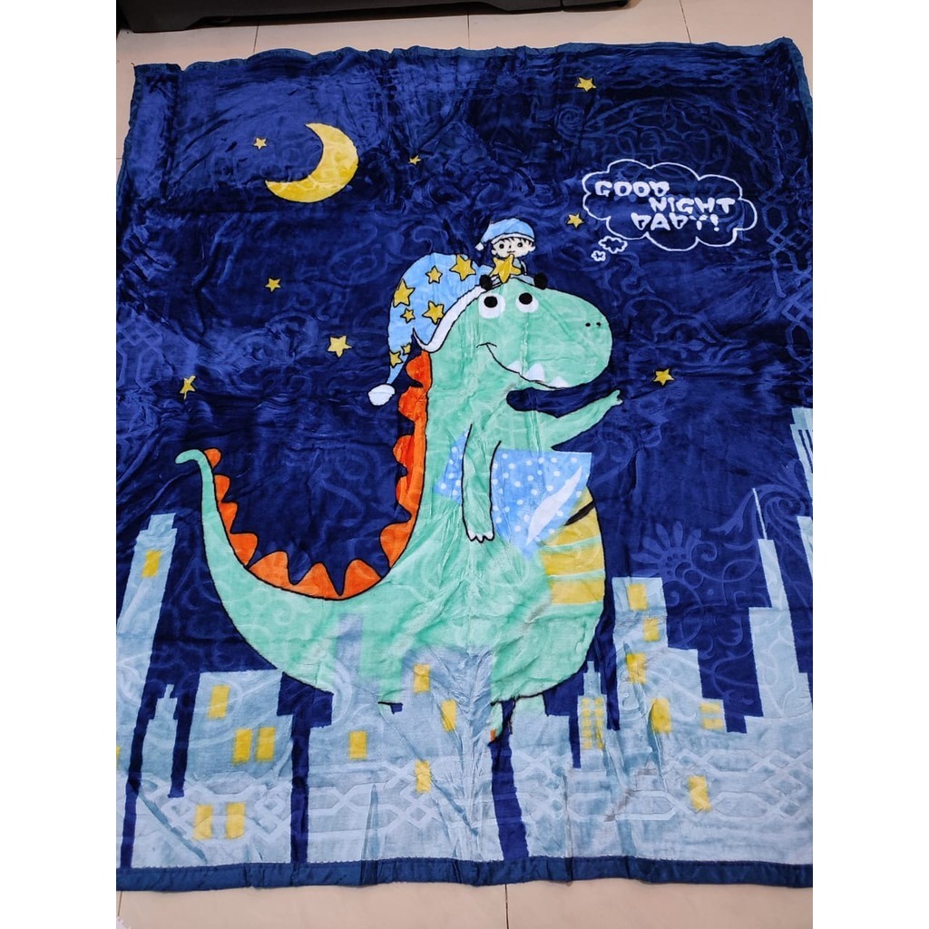 SRH Selimut Jumbo Embos 180 x 200 cm  Berat 1600 G