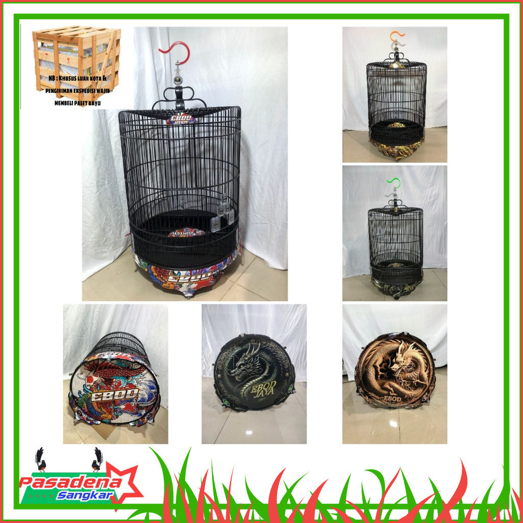 Sangkar Murai Ebod No2 Pvc Decal Klem Koper [PLUS PALET CARGO]