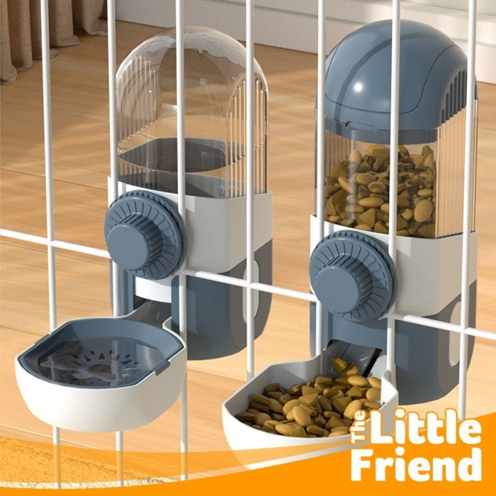 Tempat Makan Gantung Kucing Tempat Minum Anti Basah Anjing Dispenser Anti Tumpah Gantung Kandang Big