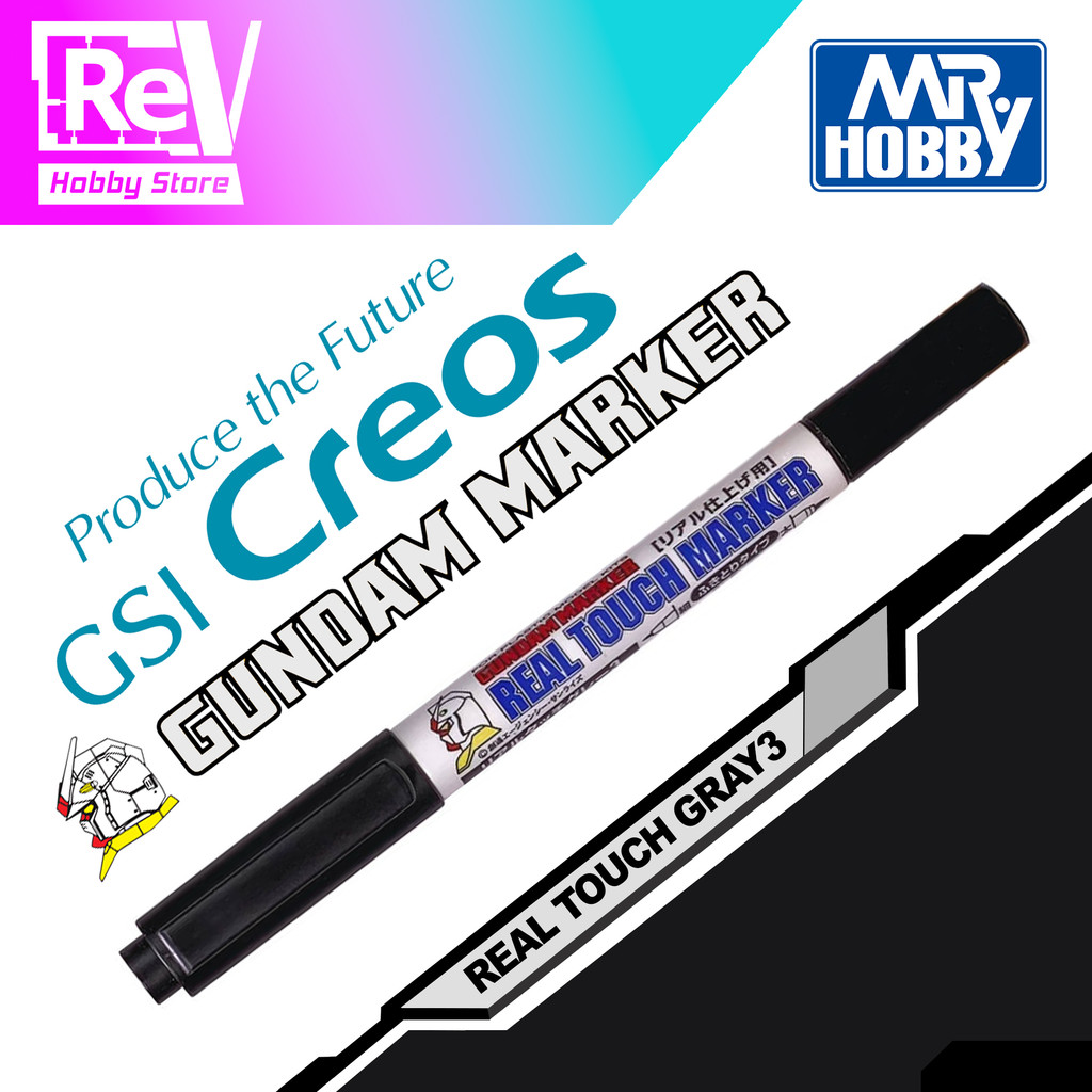 GUNDAM MARKER REAL TOUCH MARKER GRAY 3 GM406